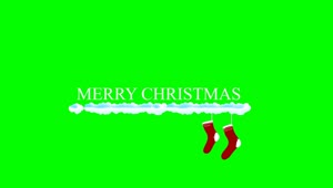 圣诞节精美相框 模板 绿幕抠像视频素材 1免费下手机特效图片